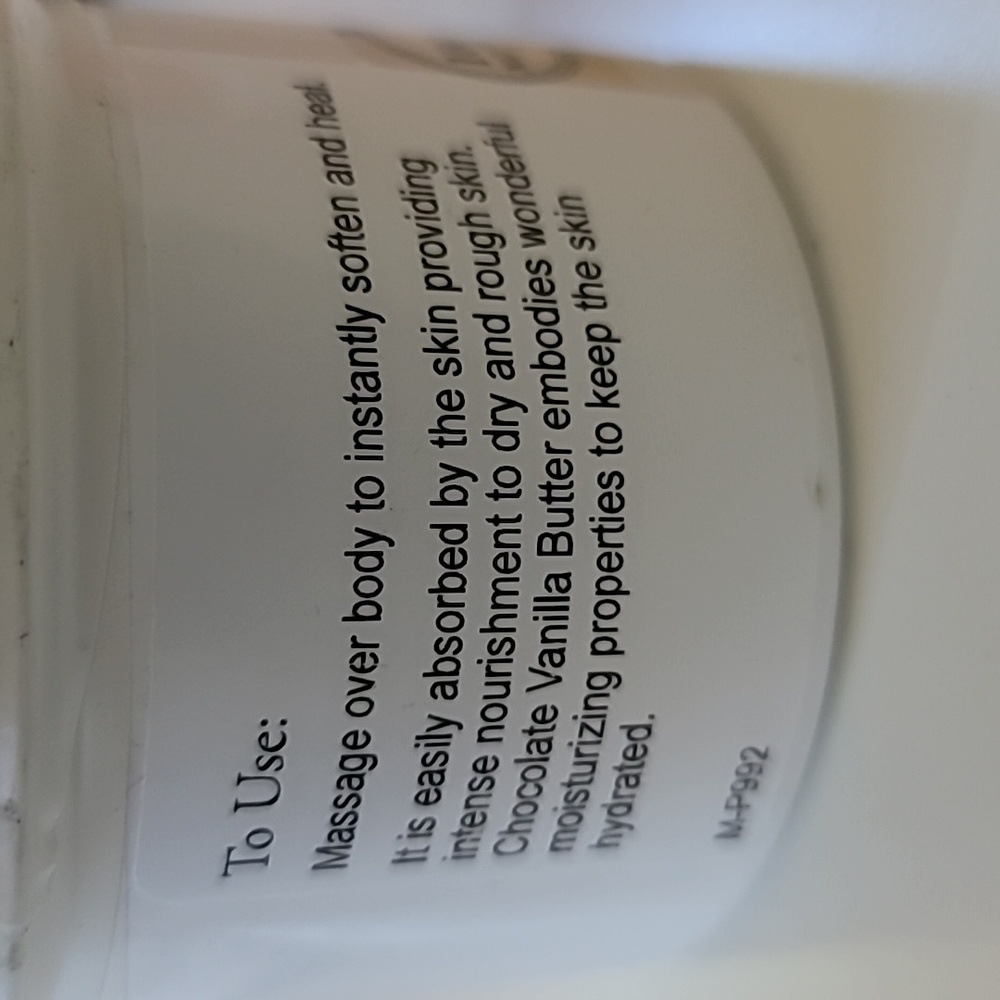 100% Natural Chocolate & Vanilla Butter - 4 oz. - Picture 3 of 4